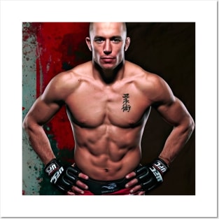 Georges St Pierre - UFC Champion Posters and Art